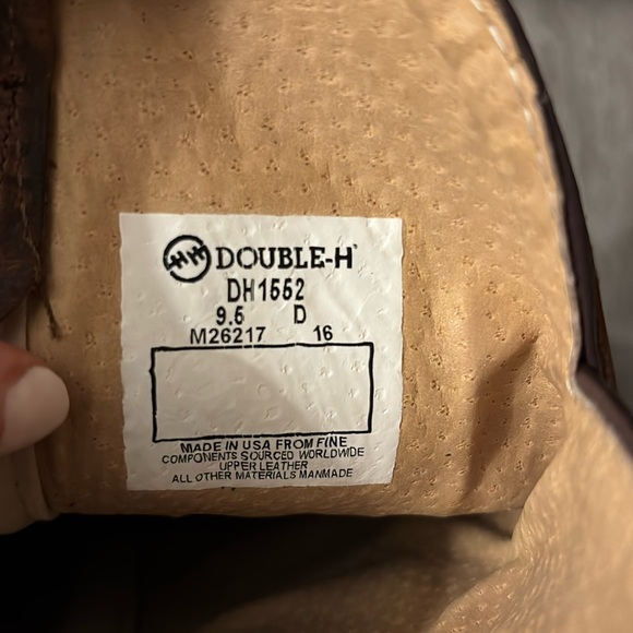 Double - H Men’s Boots | Size 9.5 D - Picture 16 of 16